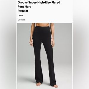 Lululemon Grove Pants Black Size 6